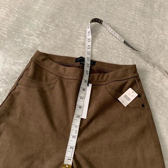 New Sanctuary X Anthropologie Brown Womens XS Pants Polyester Spandex - Picture 5 of 7